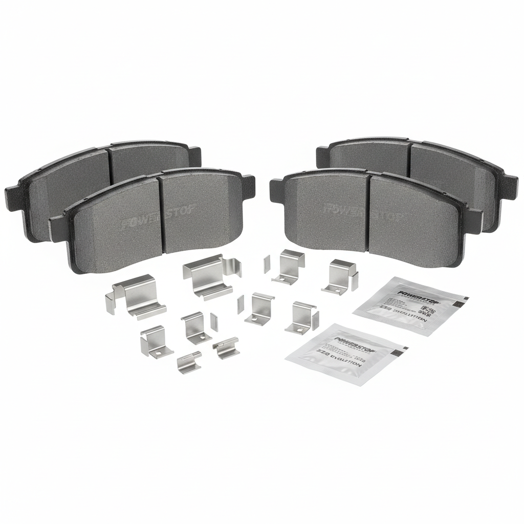 Front brake pads for cars